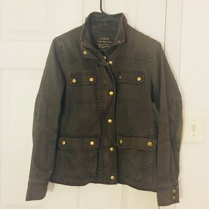 J. Crew forest green jacket